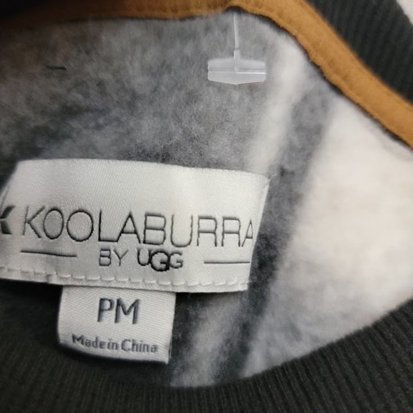 Koolaburra by Ugg Plaid Black and White Petite Medium Lounge Set - Picture 3 of 7